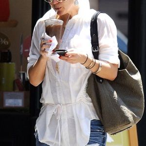 Louis Vuitton Antheia Lambskin Hobo PM Taupe